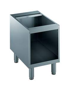 Soubassement ouvert, 400 mm, inox AISI 304