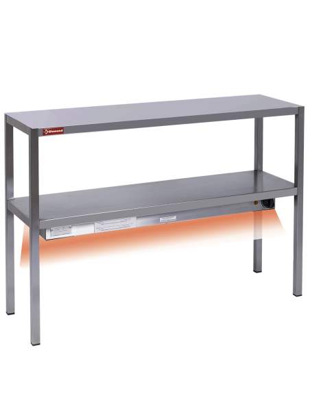 Etagère de "chef" chauffante - 2 niveaux