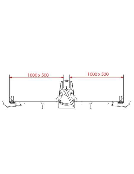 Laminoir à bande, de table, 500x1000 mm - Vitesse variable