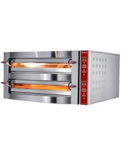 Four électrique, 2 chambres, 2x 6 pizzas Ø 350 mm