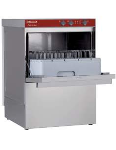 Lave-verres et vaisselle panier carré 450x450 mm + pompe vidange
