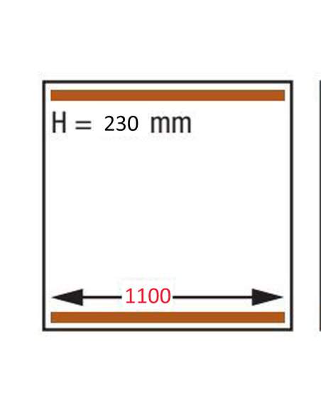 Machine sous-vide, double chambre 1100x730x230 mm. - 250 m3/h
